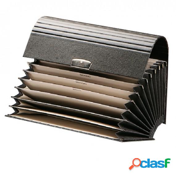 Portacambiali a soffietto - 12 tasche Gen/Dic - 28x13 cm -