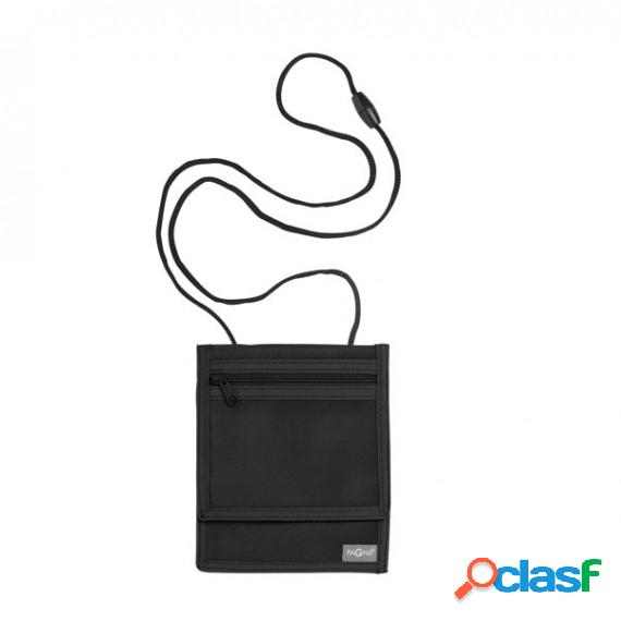 Portadocumenti da collo - XL - nero - Durable