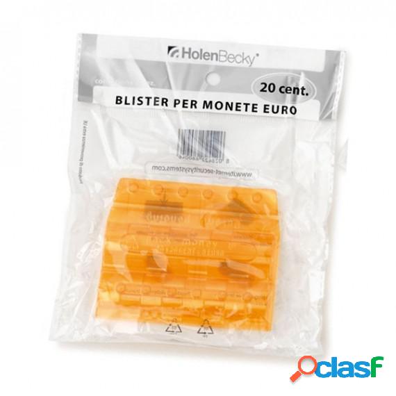 Portamonete - PVC - 20 cent - arancio - HolenBecky - blister