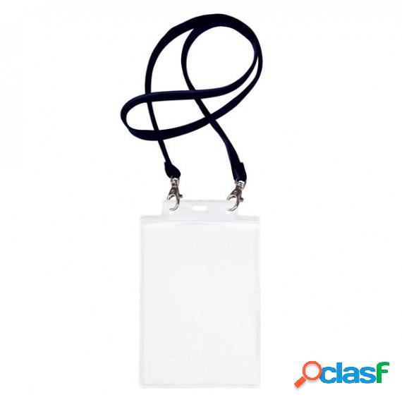 Portanome Pass 7 St M - cordoncino nero - 15 x 21 cm (A5) -