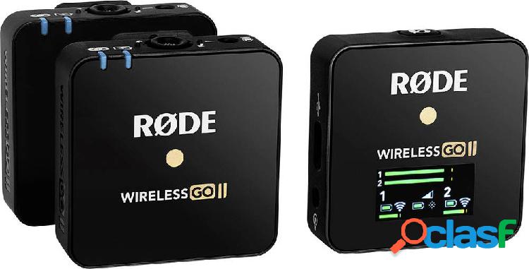 RODE Microphones Wireless GO II a clip Lavalier Microfono