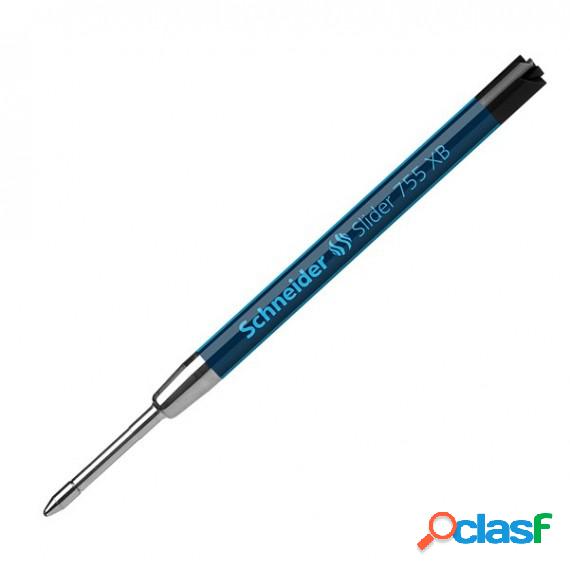 Refill Slider 755 ISO G2 - punta XB Viscoglide - nero -
