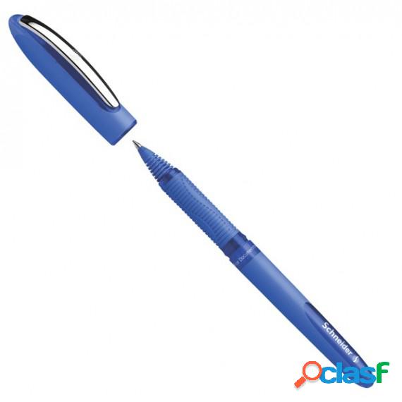 Roller One Hybrid C con cappuccio - tratto 0,5mm - blu -
