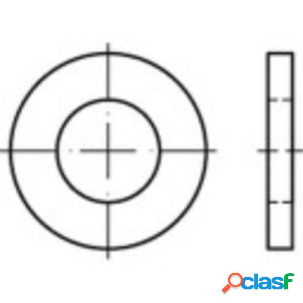 Rondelle 28 mm 42 mm Acciaio galvanizzato zinco 100 pz.
