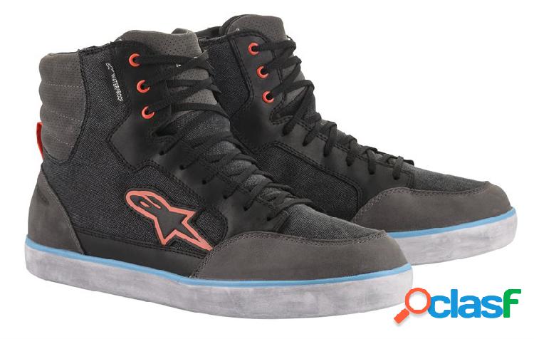 Scarpe moto Alpinestars J-6 WATERPROOF Nero Antracite Blu