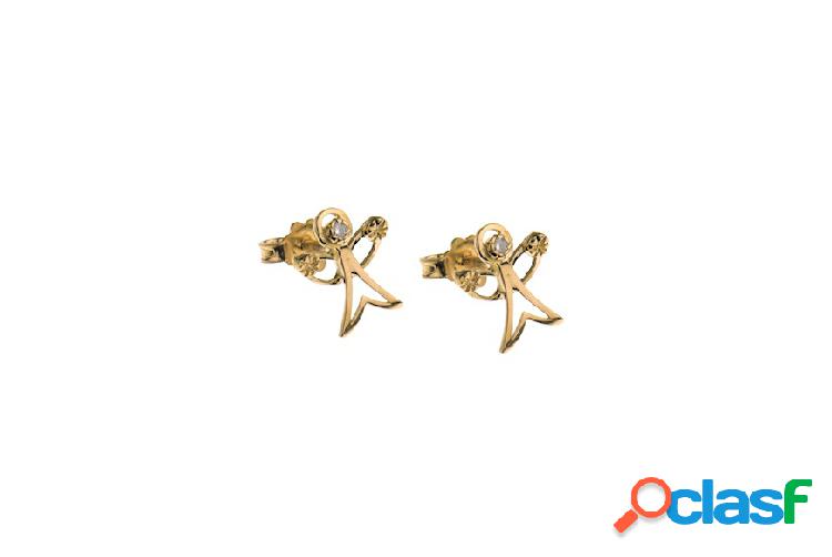 Selezione Zanolli Orecchini Angels oro 750‰ con diamante