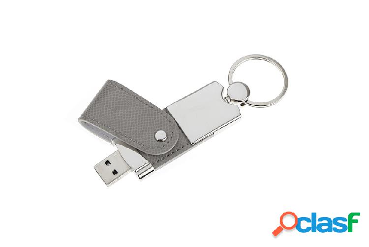 Selezione Zanolli Portachiavi Usb 16 giga grigio argento