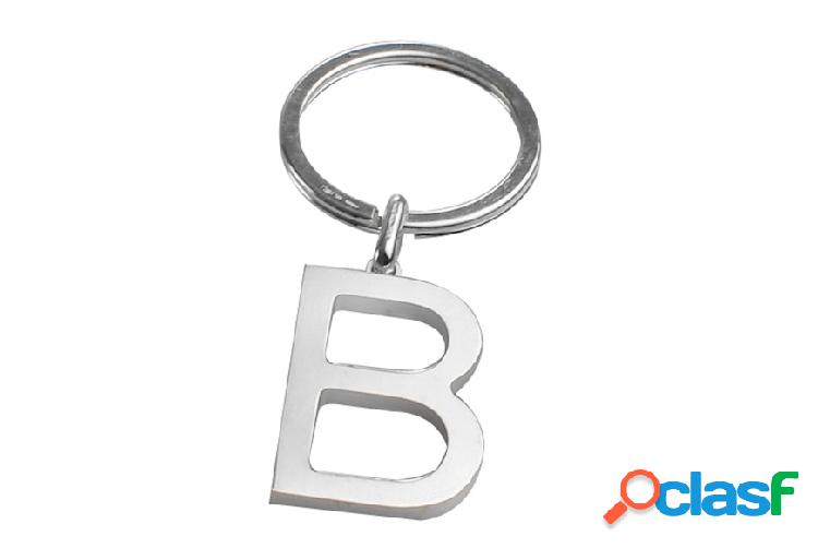 Selezione Zanolli Portachiavi argento lettera B argento