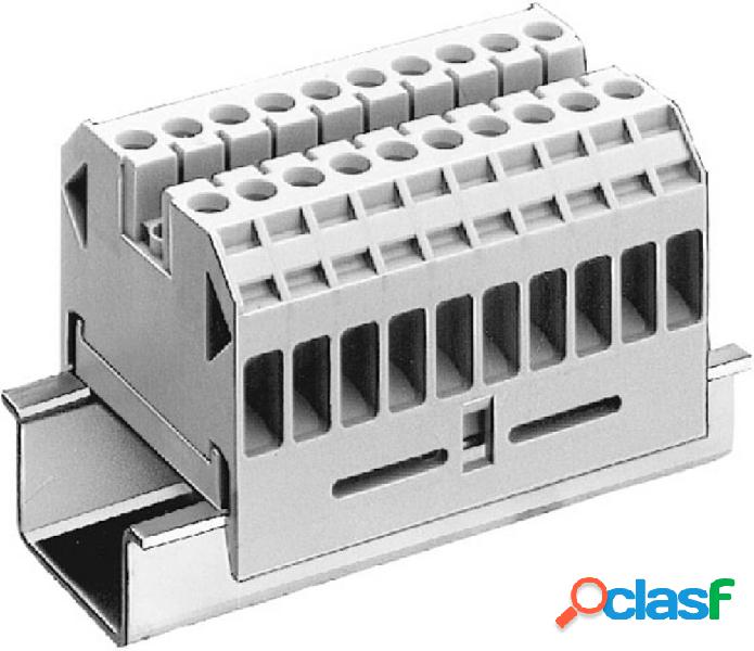 Siemens 8WA10110DG22 Morsetto passante A vite Beige 20 pz.