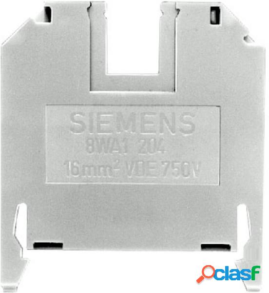 Siemens 8WA10111BK11 Morsetto passante A vite Blu 10 pz.