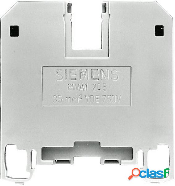 Siemens 8WA10111BM11 Morsetto passante A vite Blu 10 pz.