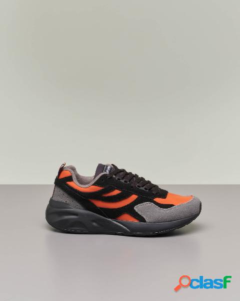 Sneakers Training 3.0 Laces arancione nera e grigia