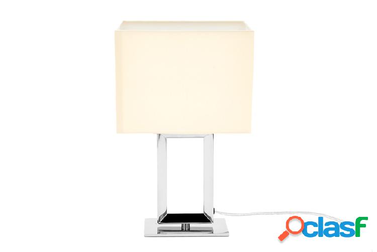 Sompex Lampada da tavolo Pad con paralume color crema