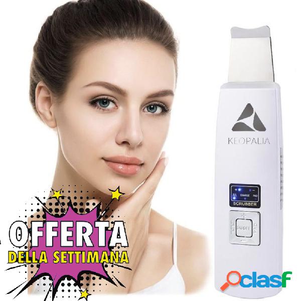 Spatola skin scrubber ad ultrasuoni per la pulizia del viso