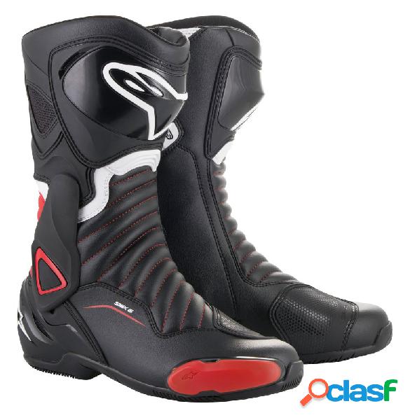Stivali moto racing Alpinestars SMX-6 v2 Nero Rosso