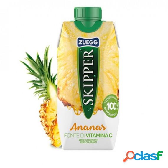 Succo Skipper - gusto ananas - Zuegg - brick 330 ml