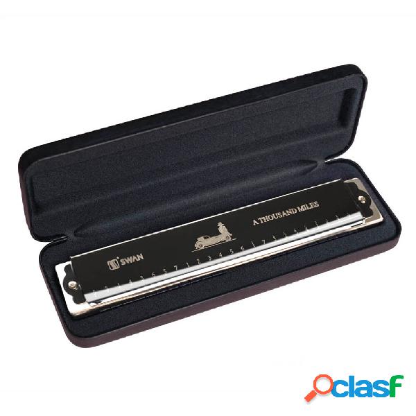 Swan 24 fori / 28 fori C Key Termolo Armonica con custodia