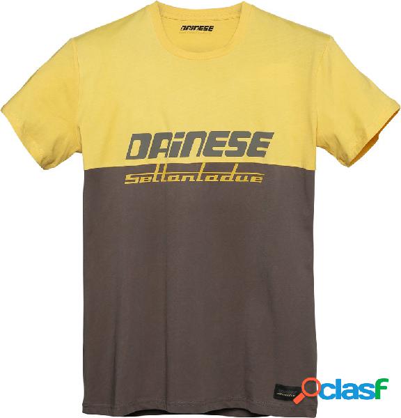 T-shirt Dainese72 DUNES Marrone Morel Oro invecchiato