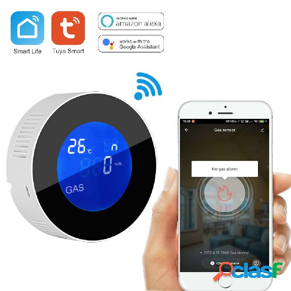 Tuya Wifi Smart Sensore di allarme per gas naturale con