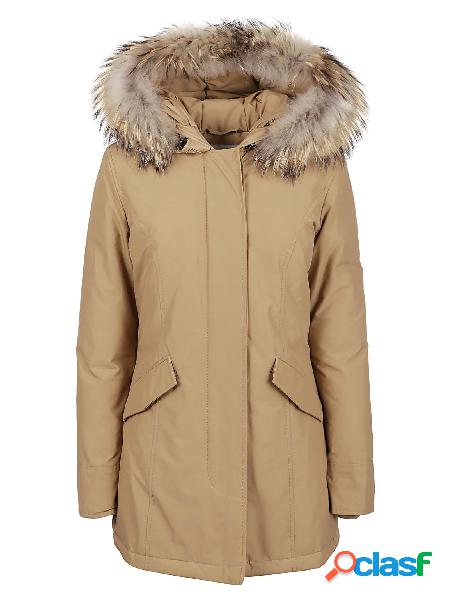 WOOLRICH CAPPOTTO DONNA WWOU0299FRUT0001GKK COTONE BEIGE