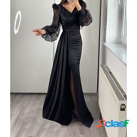 Womens Party Dress Sheath Dress Black Dress Long Dress Maxi