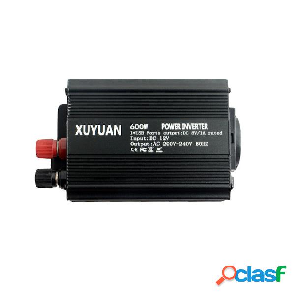 XUYUAN Car Potenza Inverter 600W 1000W Peak DC 12V a AC 220V