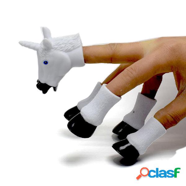 Zoccolo a quattro zampe Flying Horse Finger Set Toy Novità
