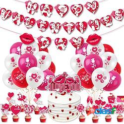 decorazioni di san valentino buon san valentino rosso rosa