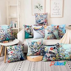 ins double side cuscino 1pc morbido decorativo quadrato
