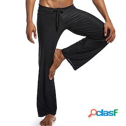 pantaloni da yoga da uomo coulisse quick dry leggero fitness