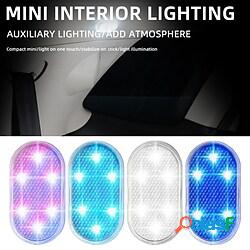 1 pz interni auto mini luce tocco luce ambientale tetto auto