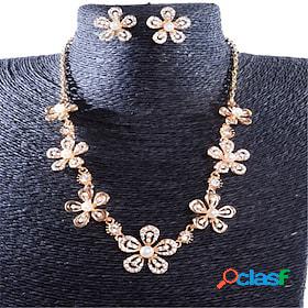1 set Jewelry Set For Pearl Womens Gift Festival Retro Alloy
