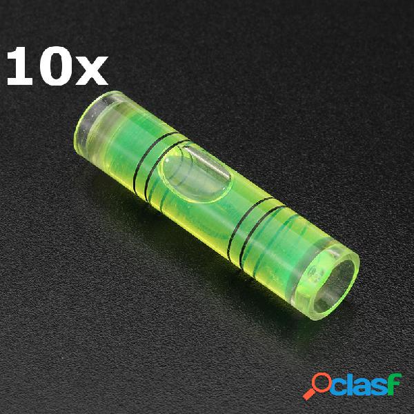 10pcs Mini Livello Cilindri Gauge bolla orizzontale per