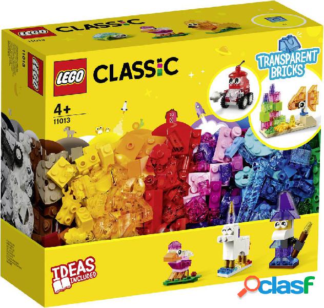 11013 LEGO® CLASSIC Kit creativo con pietre trasparenti