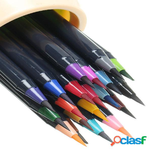 20 Set di colori per scrivere Pennello Soft Penna per