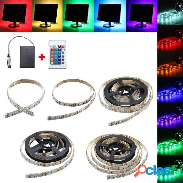 30/50/100/150 / 200CM 5050 RGB LED Luce di striscia
