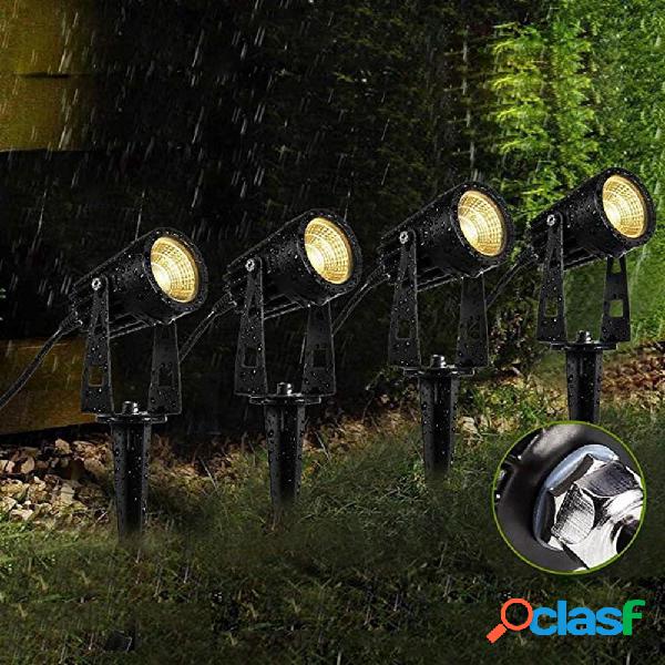 4 in 1 COB LED Spot da esterno per esterni con luce di