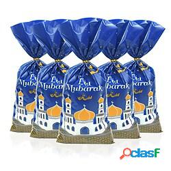 50/100pcs eid mubarak goodie bags cellophane treat bags eid