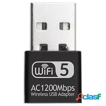Adattatore USB Wireless Mini Dual Band - 1200Mb/s