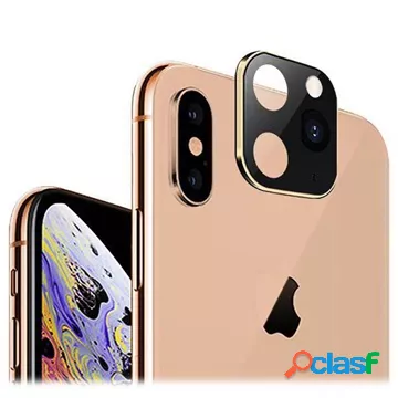 Adesivo per fotocamera falsa per iPhone X / iPhone XS - Oro