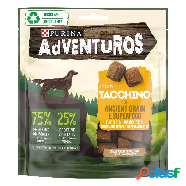 Adventuros Snack Dog Adult Ancient Grain&Superfood Tacchino