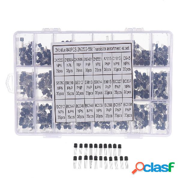 Aemedy® 840 pezzi 24 V valori TO-92 Kit assortimento