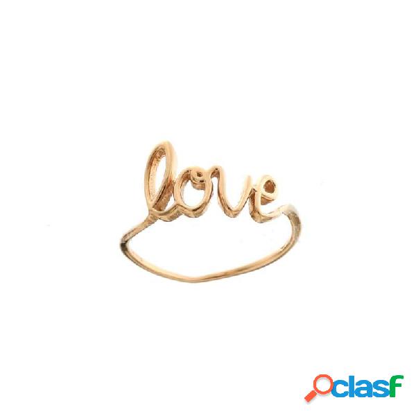 Anello love in oro rosa 18 kt mod. 803321734430 14