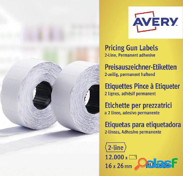 Avery-Zweckform Etichetta per prezzo PLP1626 Permanente