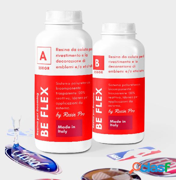 BE FLEX - Resina Trasparente per Dooming - Antigraffio e