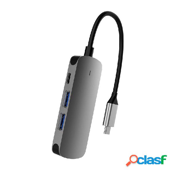 BX4H 4 in 1 Cavo adattatore USB-C a HDMI con 2 USB3.0A e