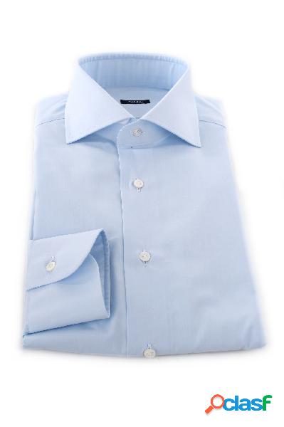 Barba Camicie Classiche Uomo Turchese