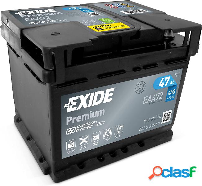 Batteria auto Exide 12v 47Ah 450A positivo a destra