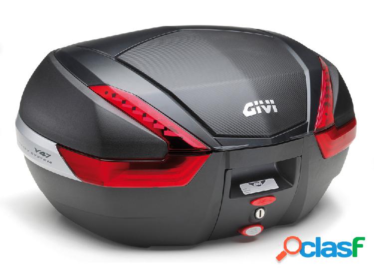 Bauletto Givi V47NNKL Monokey Keyless 2.0 catad rossi cover