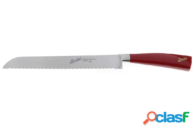 Berkel Coltello pane Elegance acciaio con manico rosso